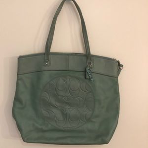 Coach Laura in Sage Green Leather